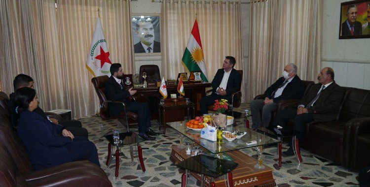 Kürdistani Partiler PYNK temsilcisi ile görüştü